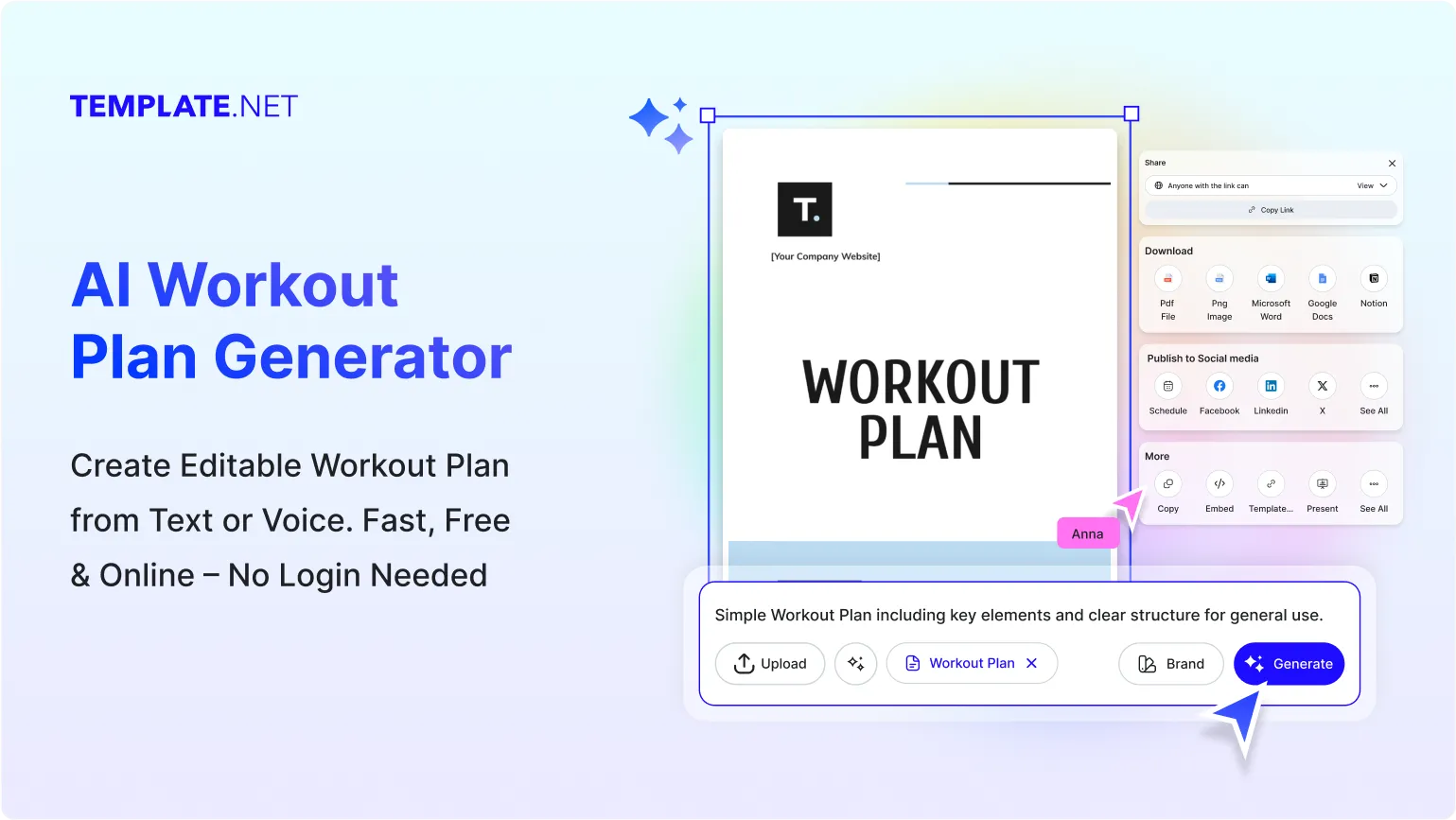 Free AI Workout Plan Generator, Free Fitness Plan Maker Online